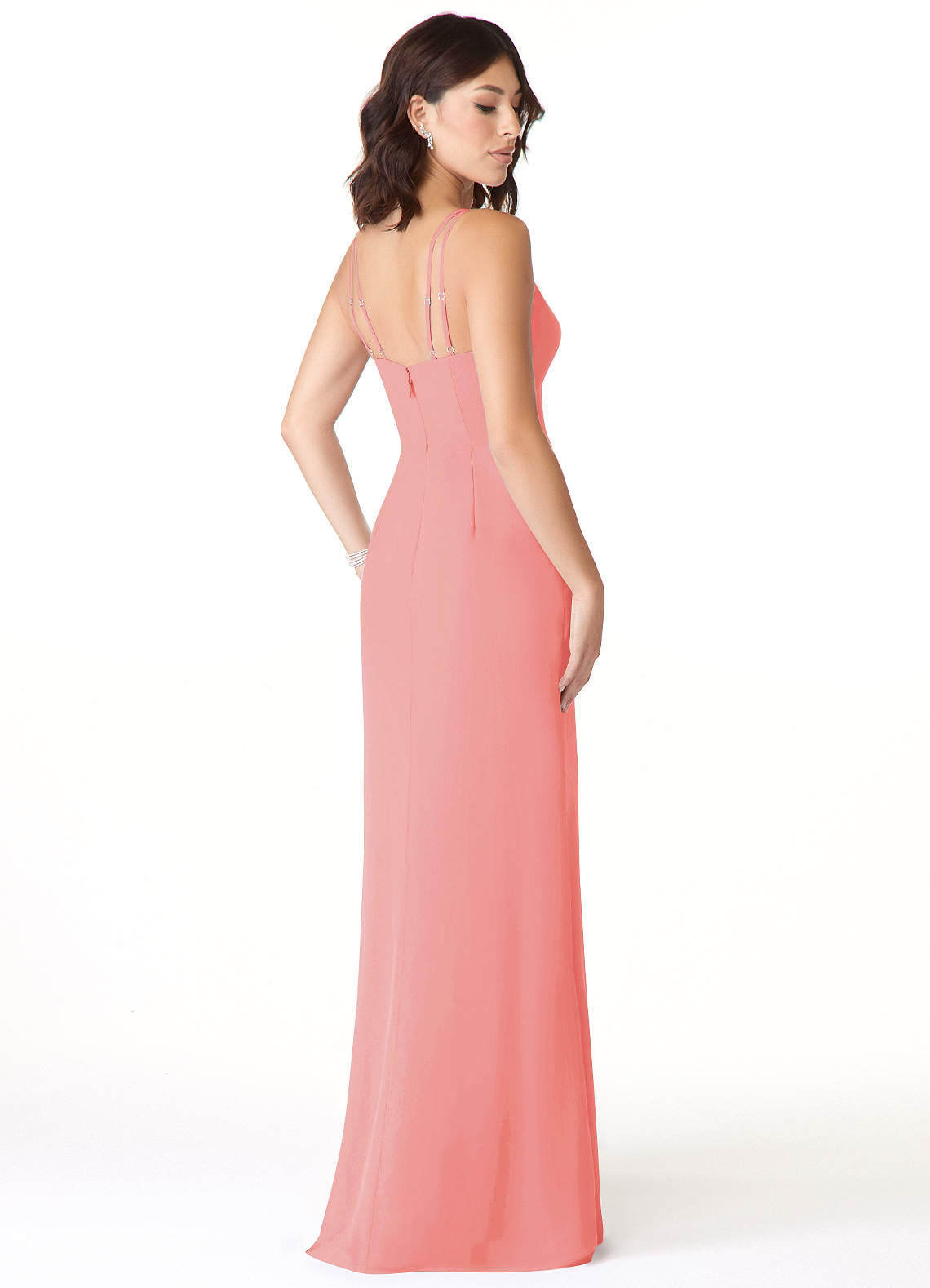 Azazie Leo Coral Bridesmaid Dresses Azazie