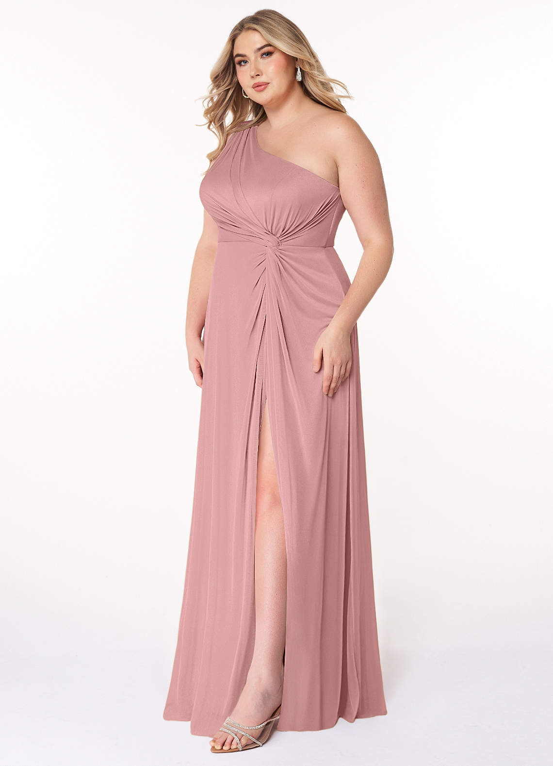 Azazie Brooke Dusty Rose Bridesmaid Dresses | Azazie