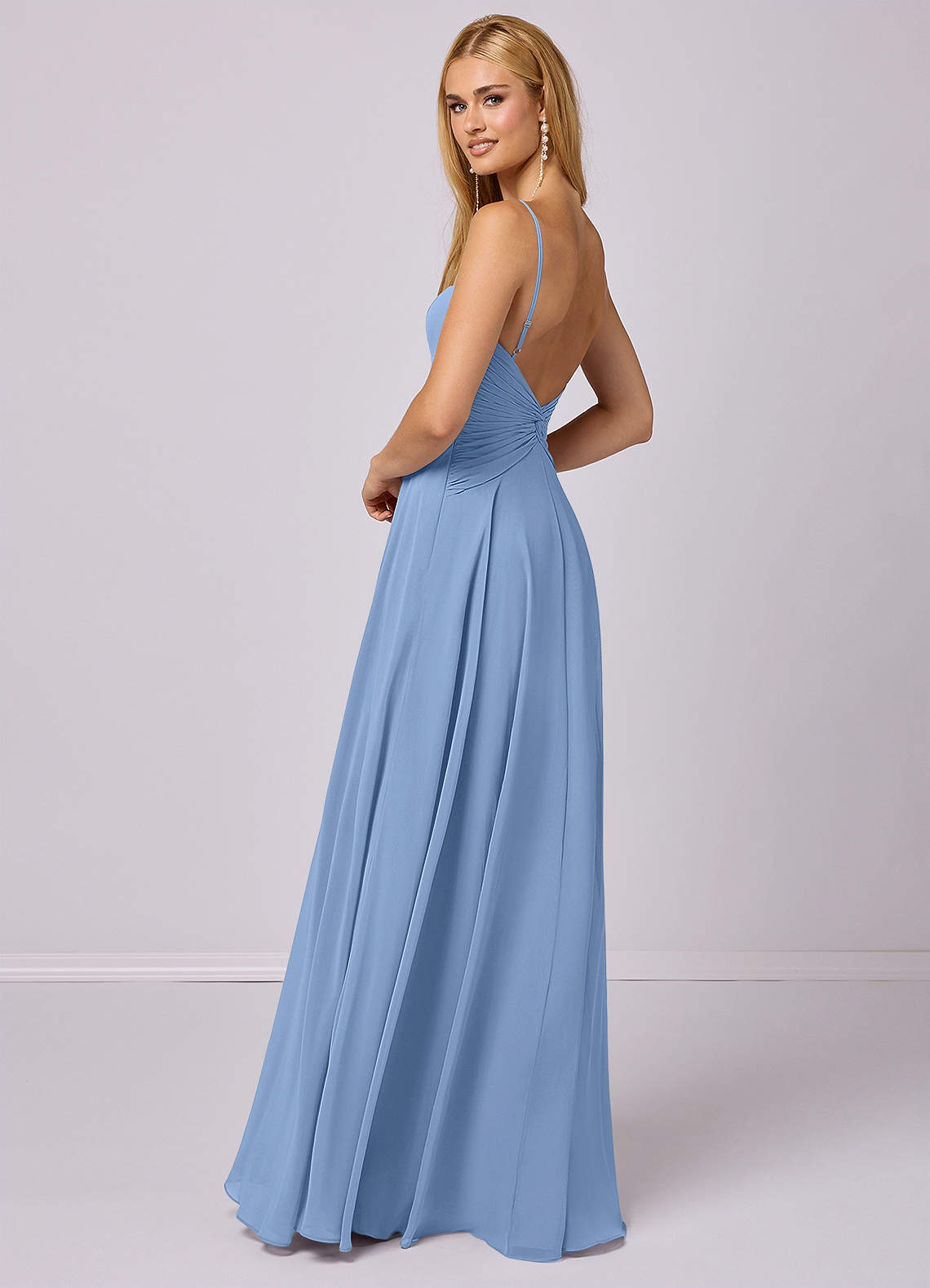Barbie ♥ Azazie Bridesmaid Dresses A-Line Chiffon Floor-Length Dress image3