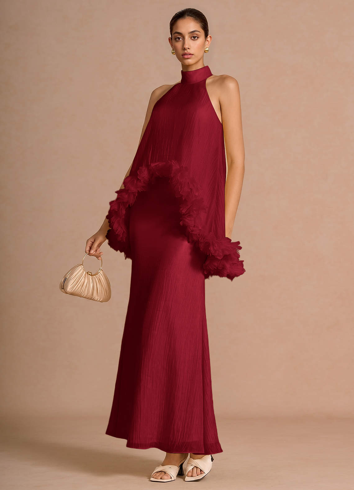 Velmira Date Red Maxi Dress