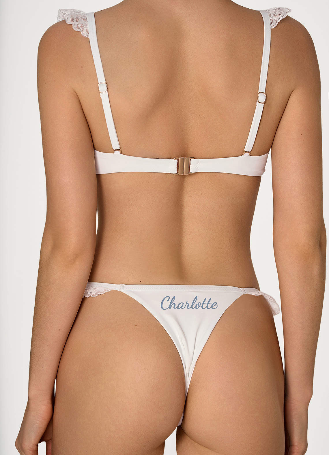 front Conjunto de bikini de encaje Elora personalizado