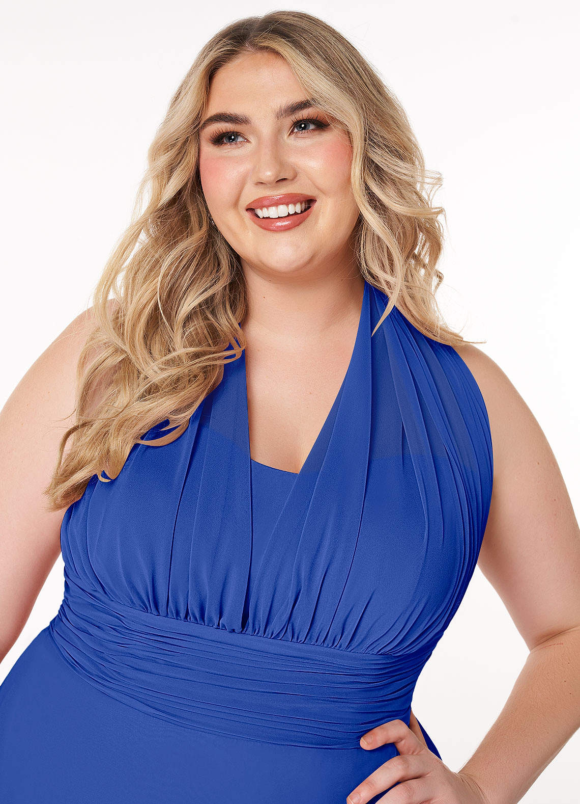 Azazie Fifi Robe de demoiselle d'honneur en Bleu Roi Azazie