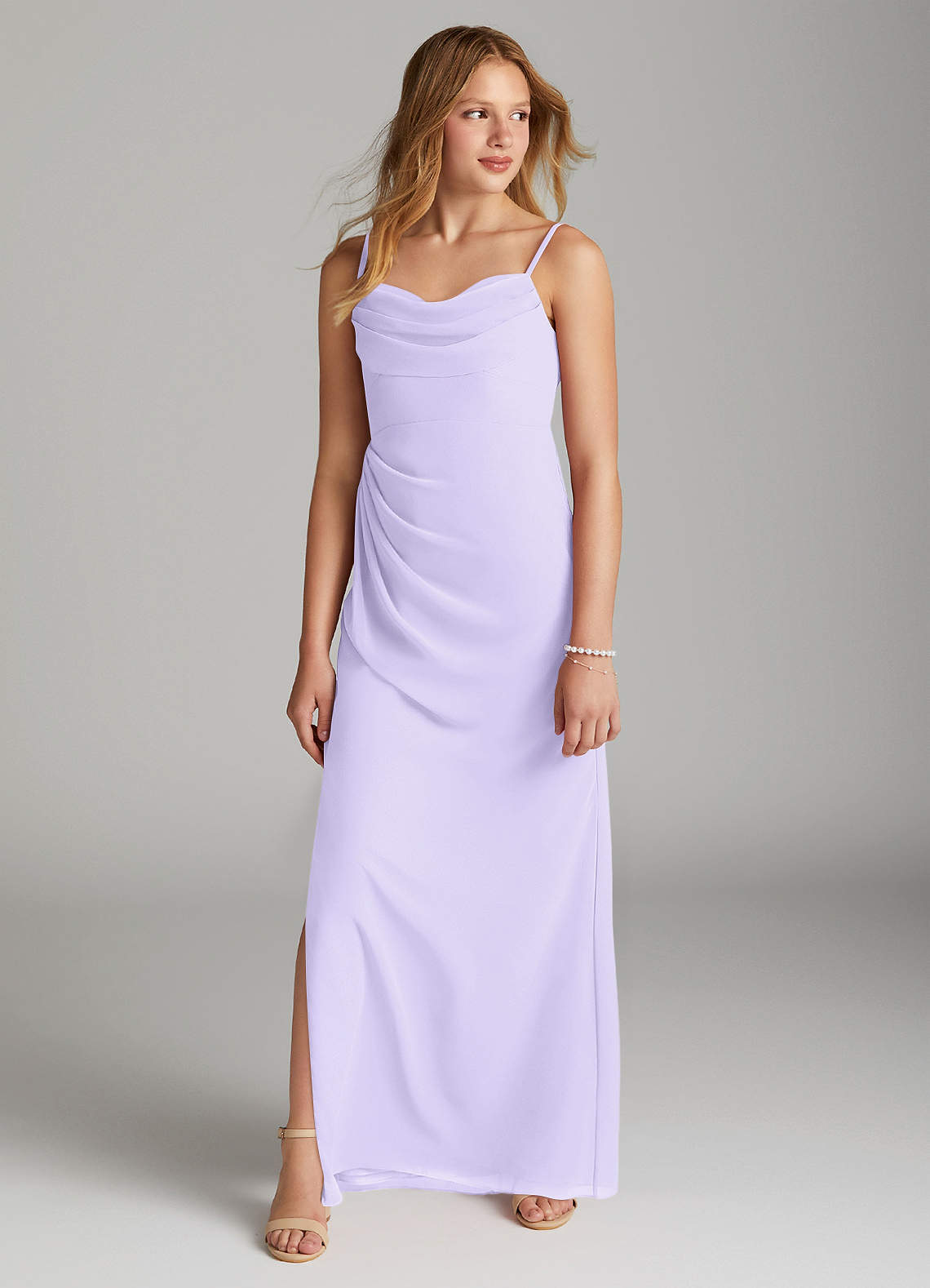 Azazie Mai Junior Bridesmaid Dress in Lilac | Azazie