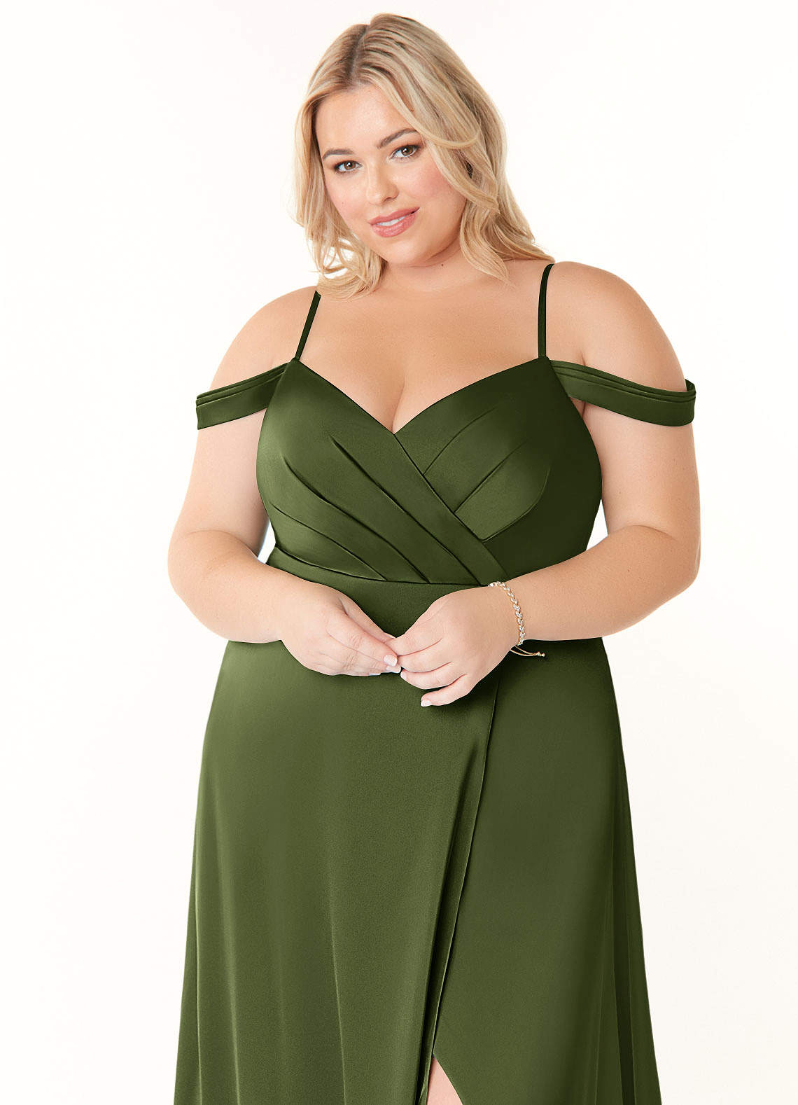 azazie ocean stretch satin dress Azazie Ocean