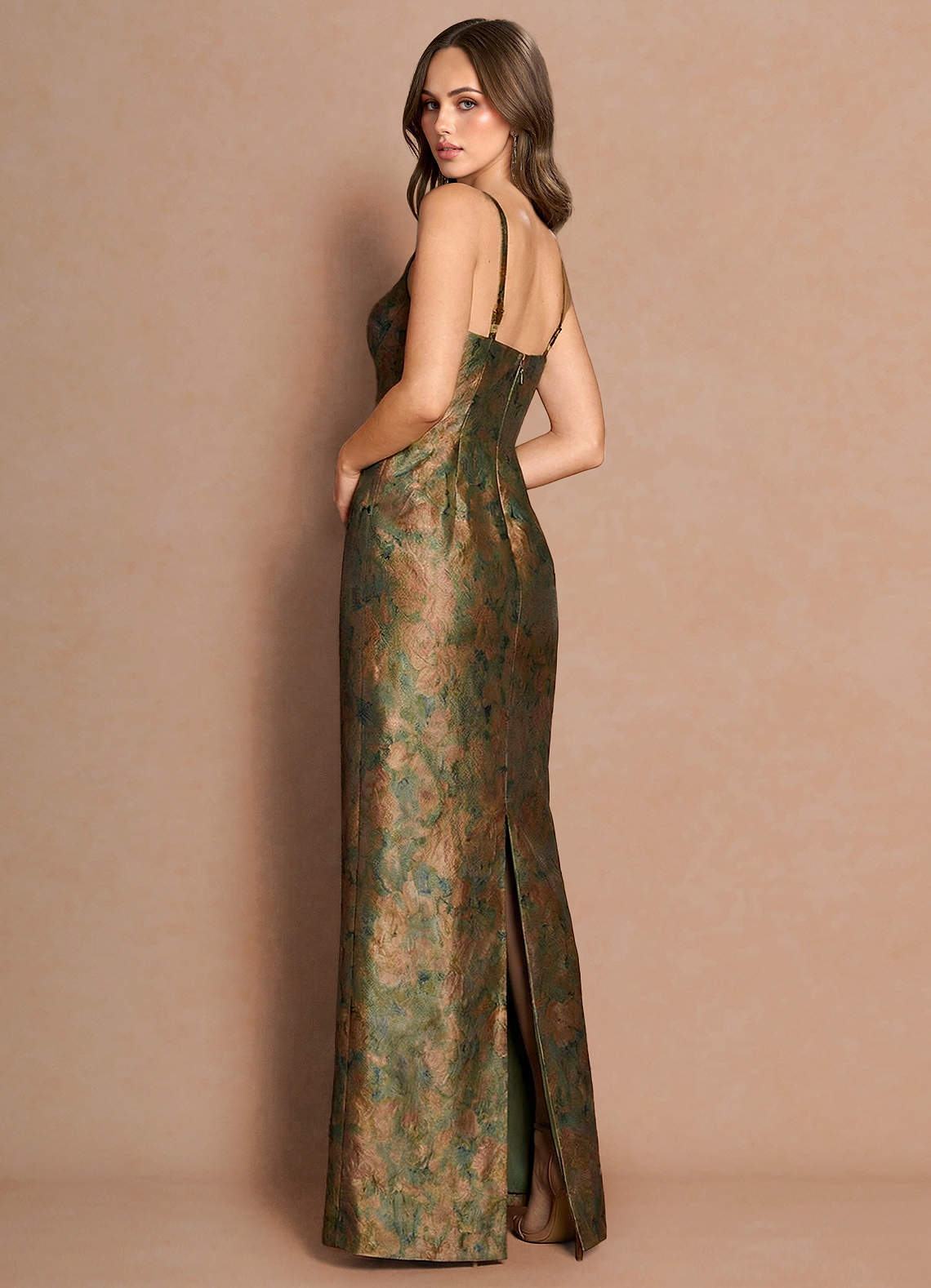 assi dress in green vintage floral Alexis Sage Green Semi-Sheer Floral Lace Mini Dress, L / Green main image 1