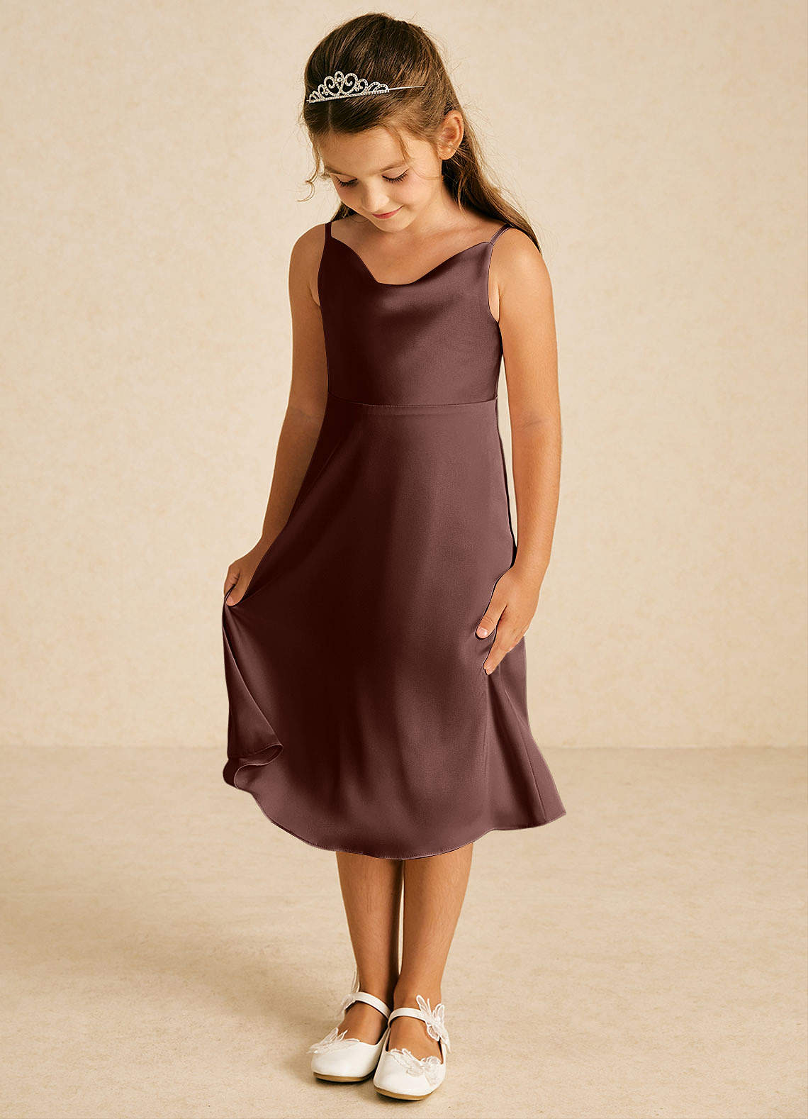navy blue dress for baby girl Women's Cowl Neck Dresses main image 0