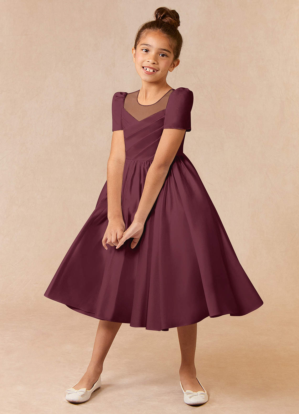 Cabernet flower girl dress hotsell