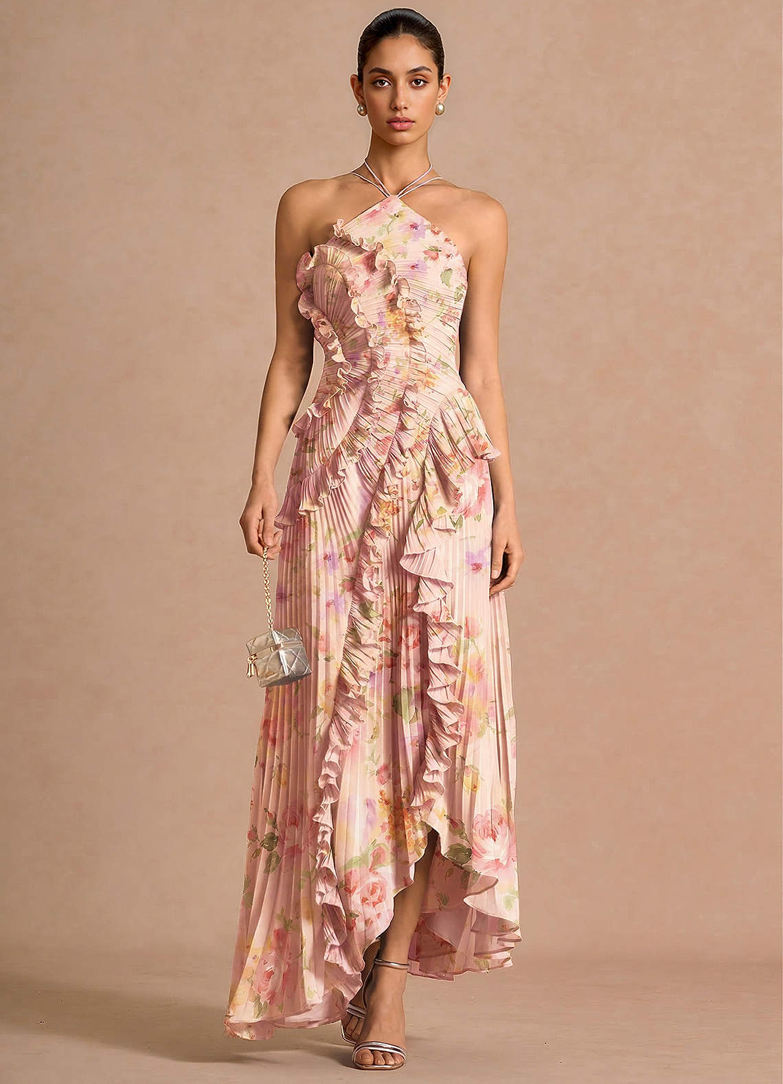 Hatsu Bouquet Floral Maxi Dress | Azazie