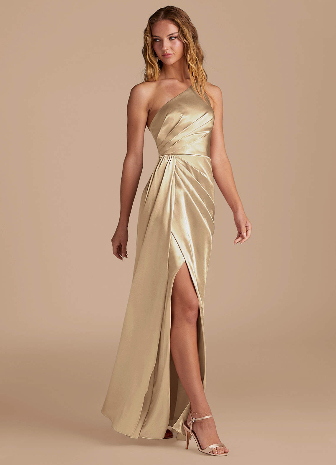 champagne cocktail dress sale Relaxed Champagne V-neck Cocktail Dress