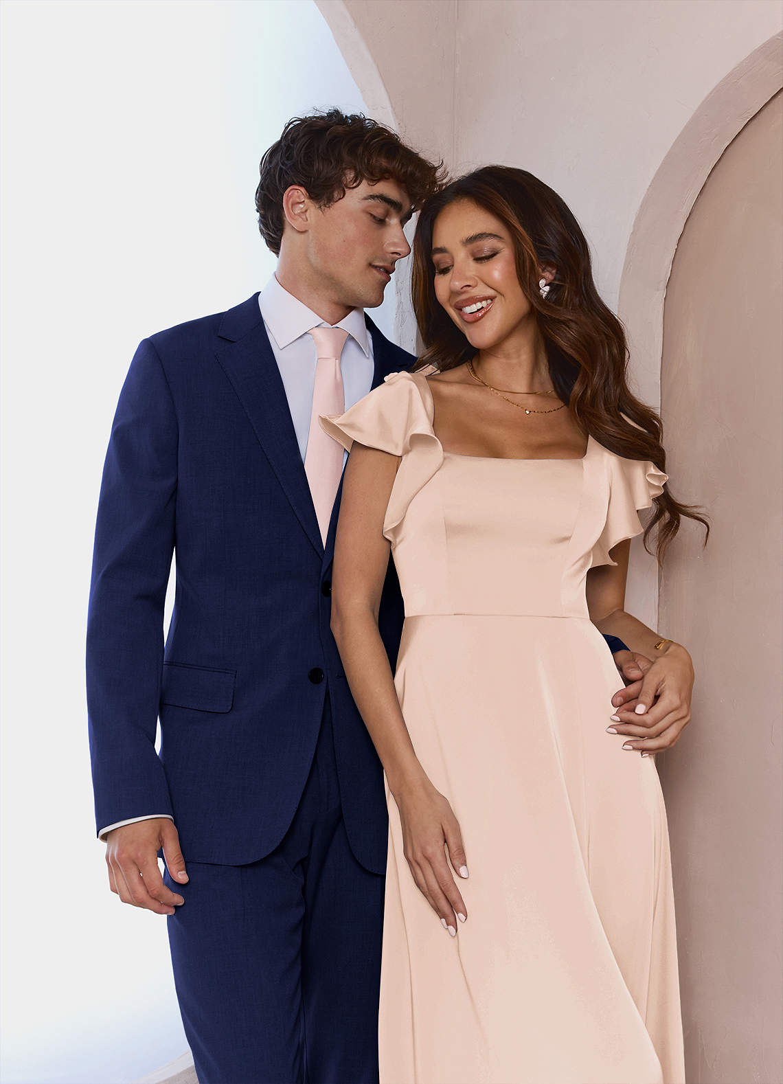 front Savile Blue Wool Blend Suit