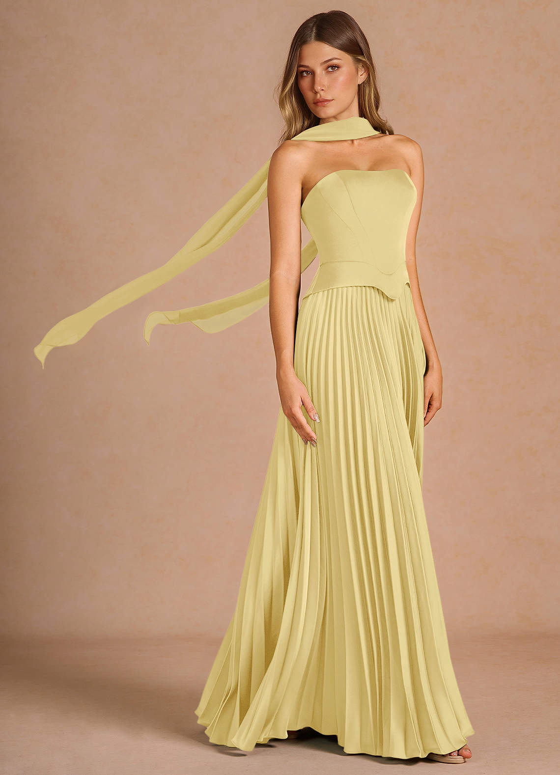 Robe Longue Sorbet Citron Rylan image1