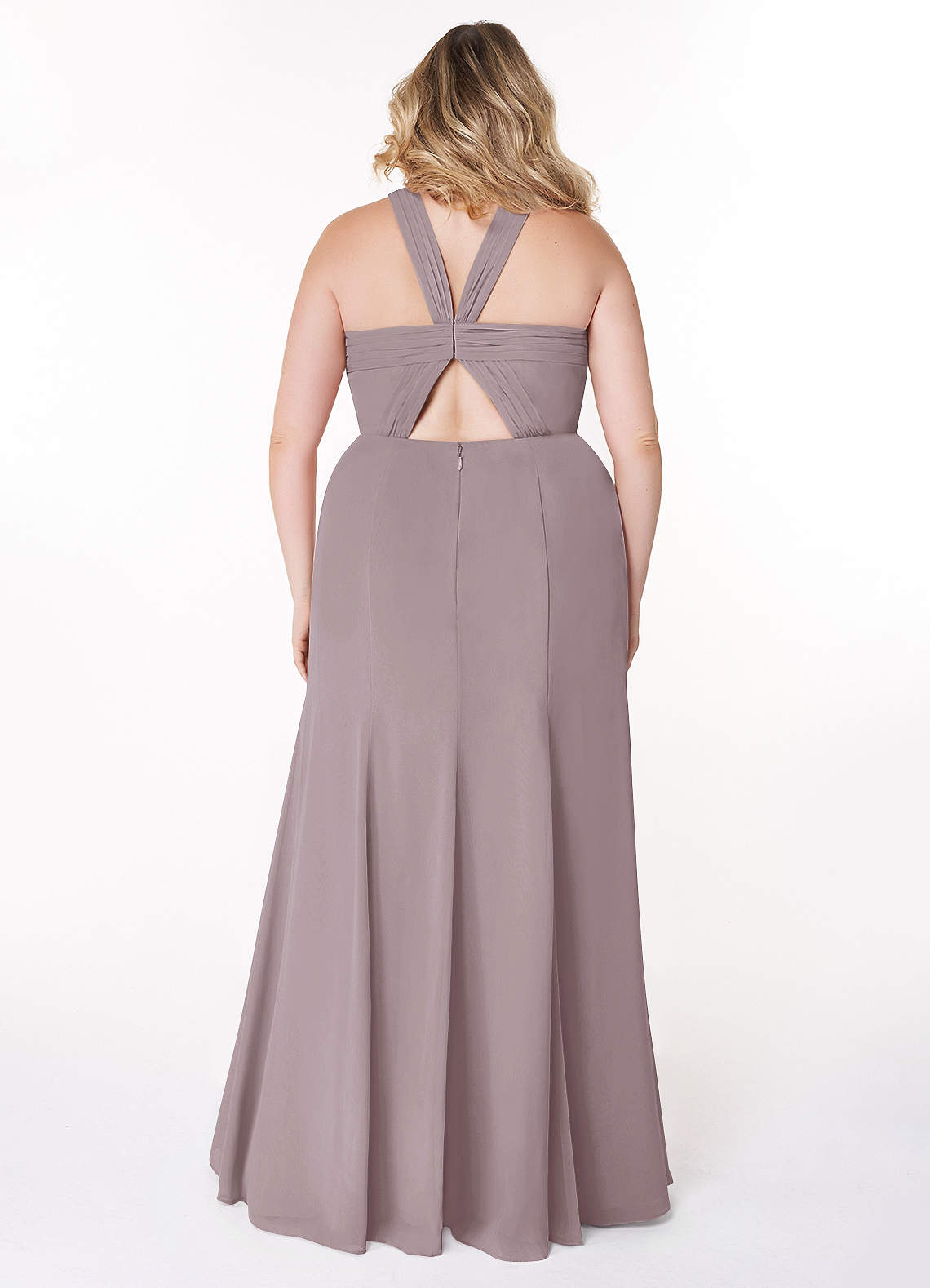 dusk bridesmaid dress Grace Loves Lace Silky Satin Midi Dusk main image 1