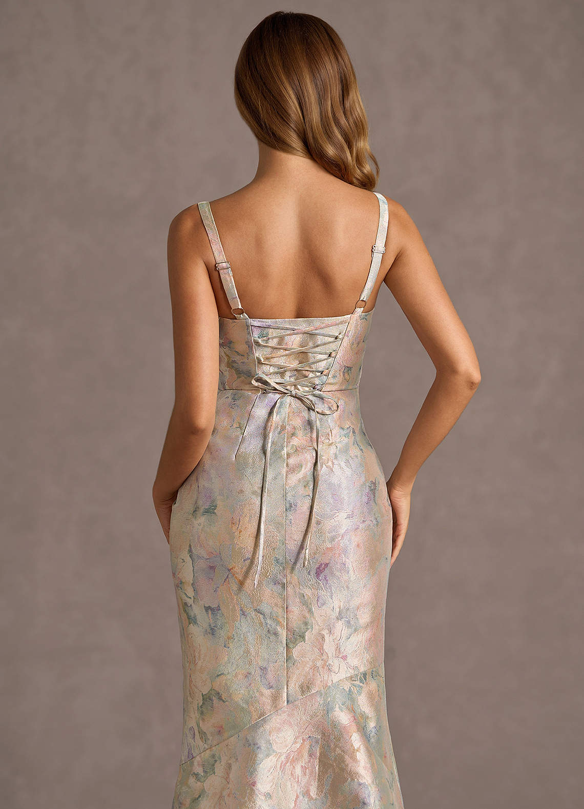 rainbow ombre maxi dress Primavera Couture 4146 Prom Dress - Yellow Ombre