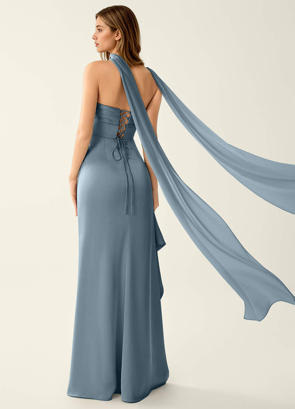pregnancy bridesmaid dress Amsale Magda GB179A Maternity Dress Buttercup Beach Long Dress For burgundy Mermaid dress Made with satin fabric Size:24x36