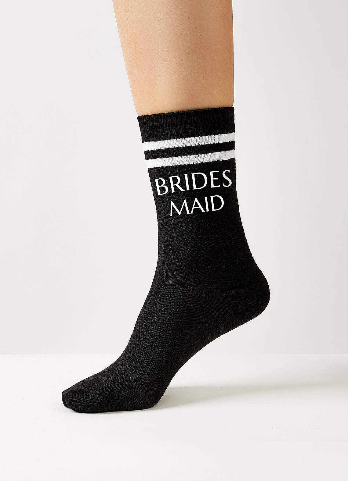 front Calcetines de doble raya personalizables