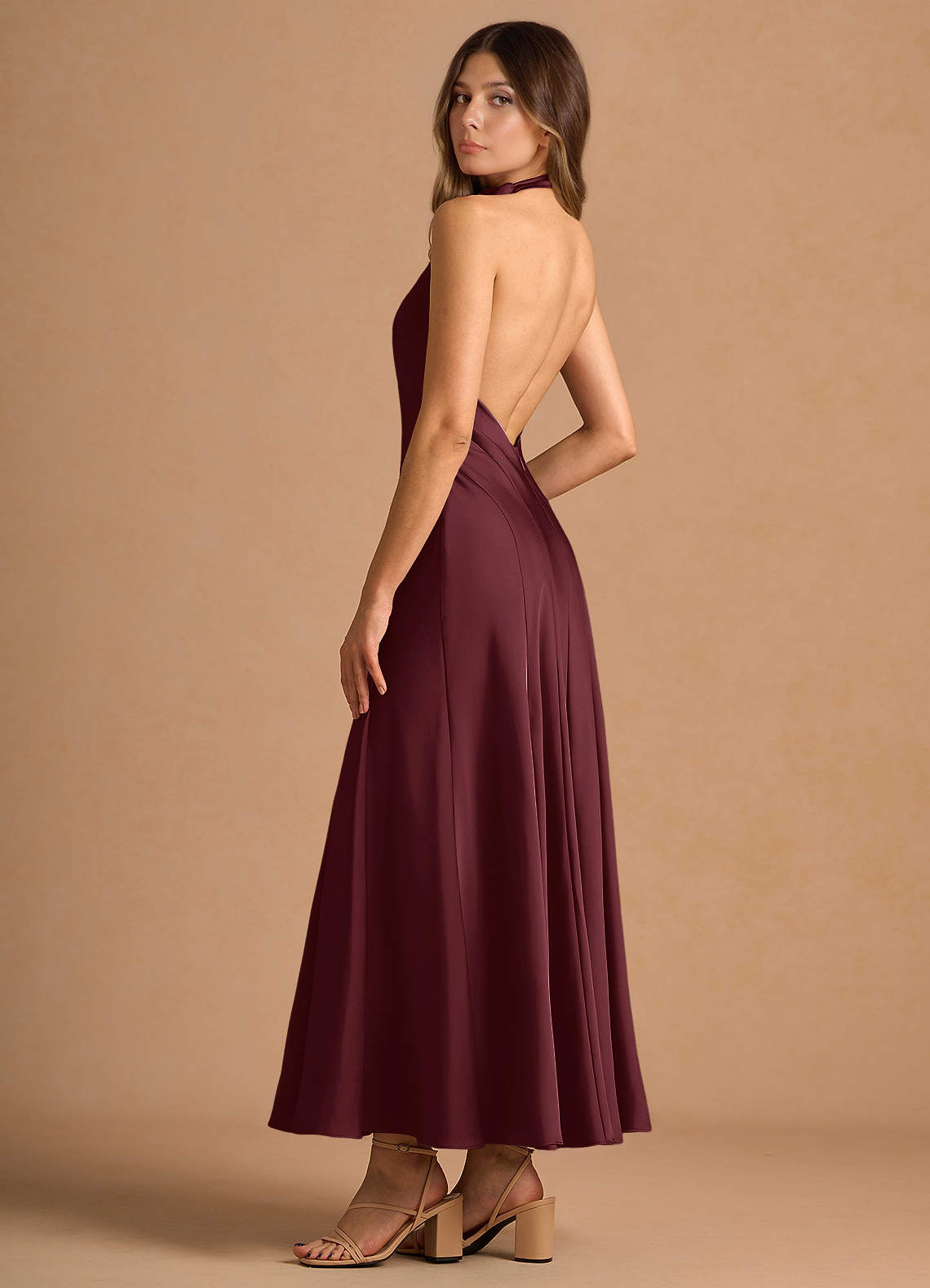 wine maxi dress formal Miluxas Women's Elegant Cocktail Party Maxi Dress One Shoulder Sleevelss Bodycon Long Dress High Slit Wedding Guest Dress formal Evening Gown Wine,