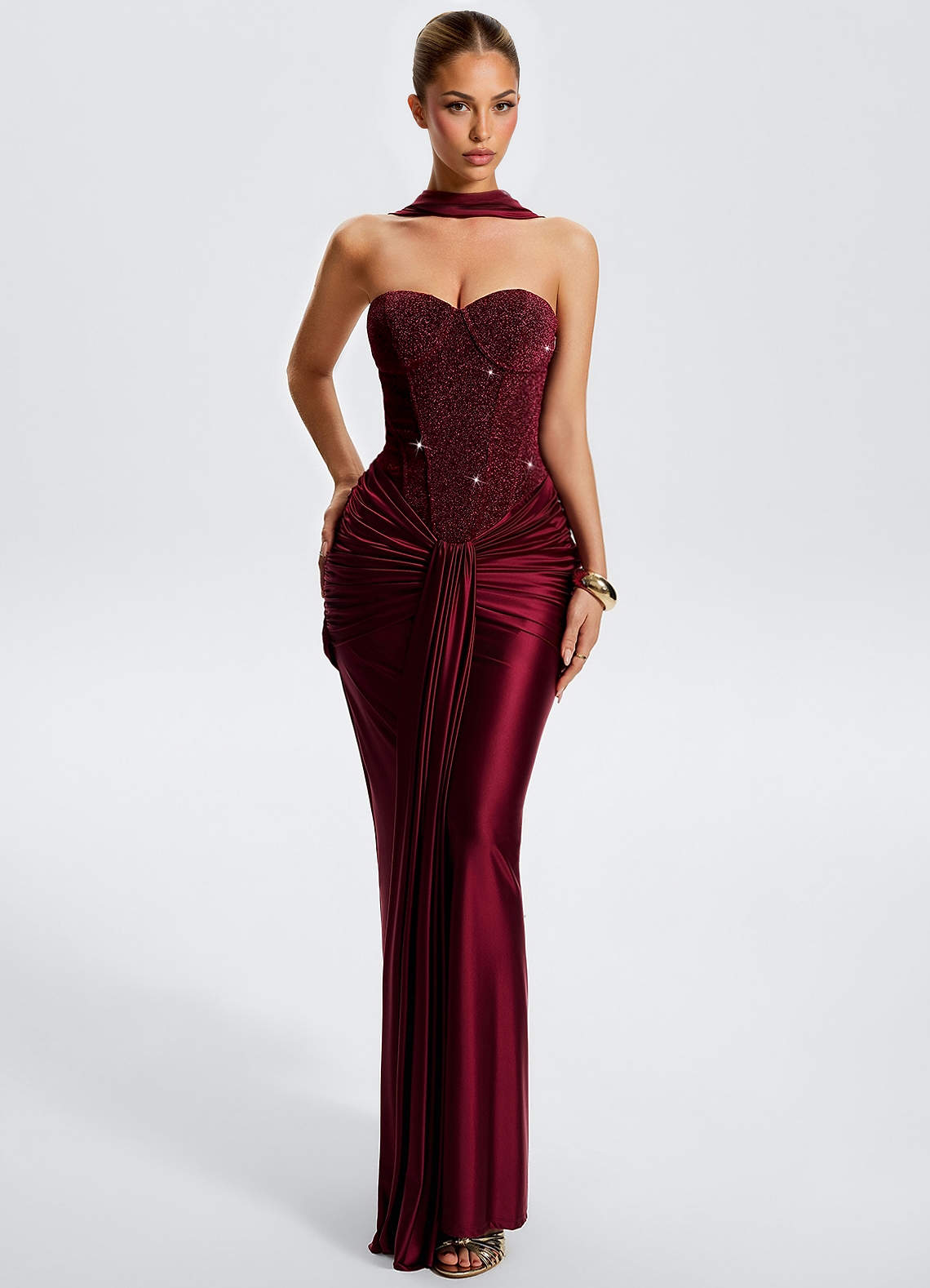 quinley knit dress Cabernet Maxi Boho Fashion Clothing