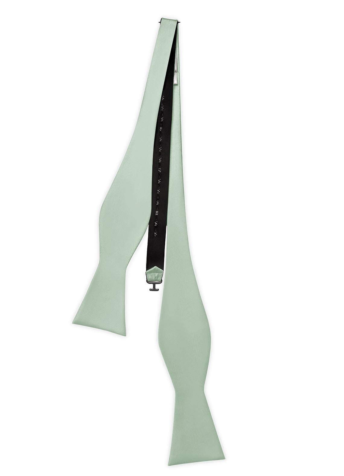 front Matte Satin Self-tie Bow Tie & Pocket Square Set