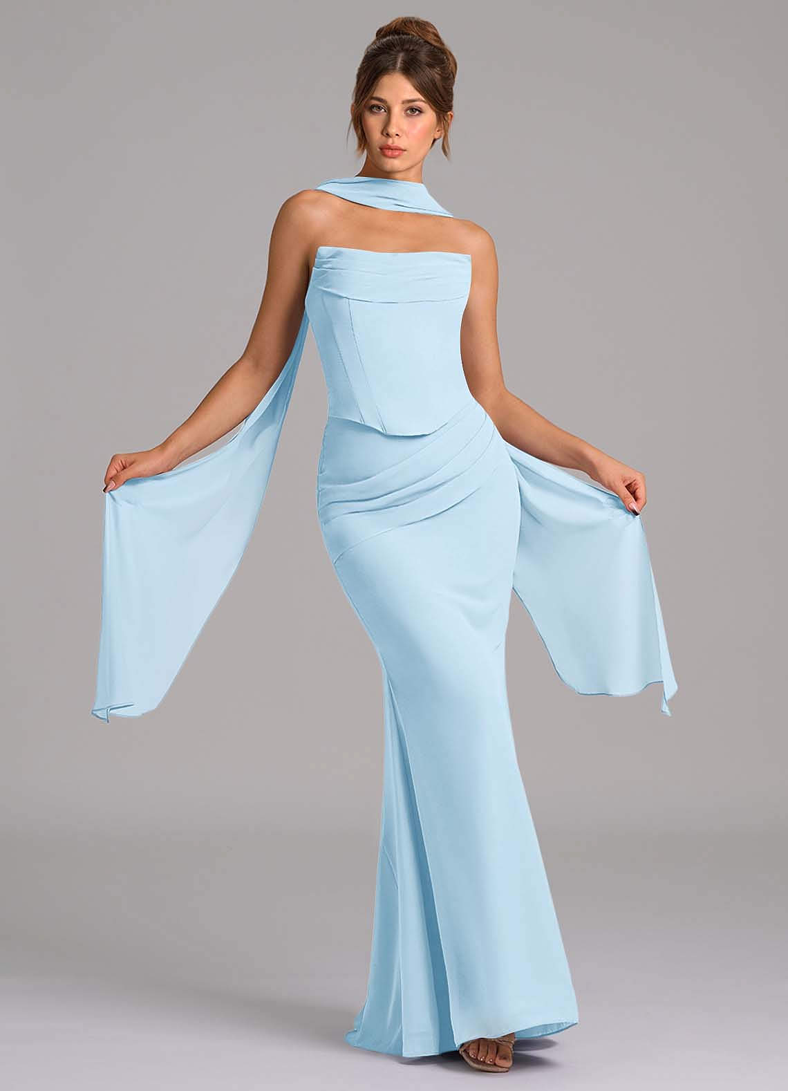 Callidora Sky Blue Two-Piece Sets Ready to Ship | Azazie Callidora Sky Blue Two-Piece Sets Ready to Ship | Azazie