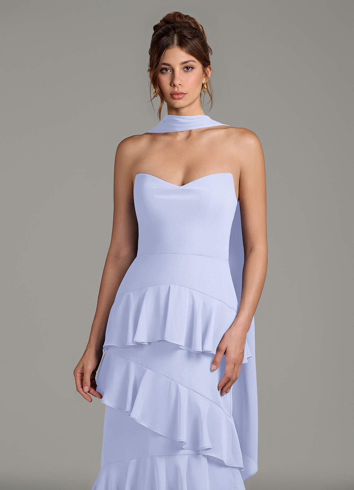 Azazie Imani Lavender Chiffon Bridesmaid Dresses