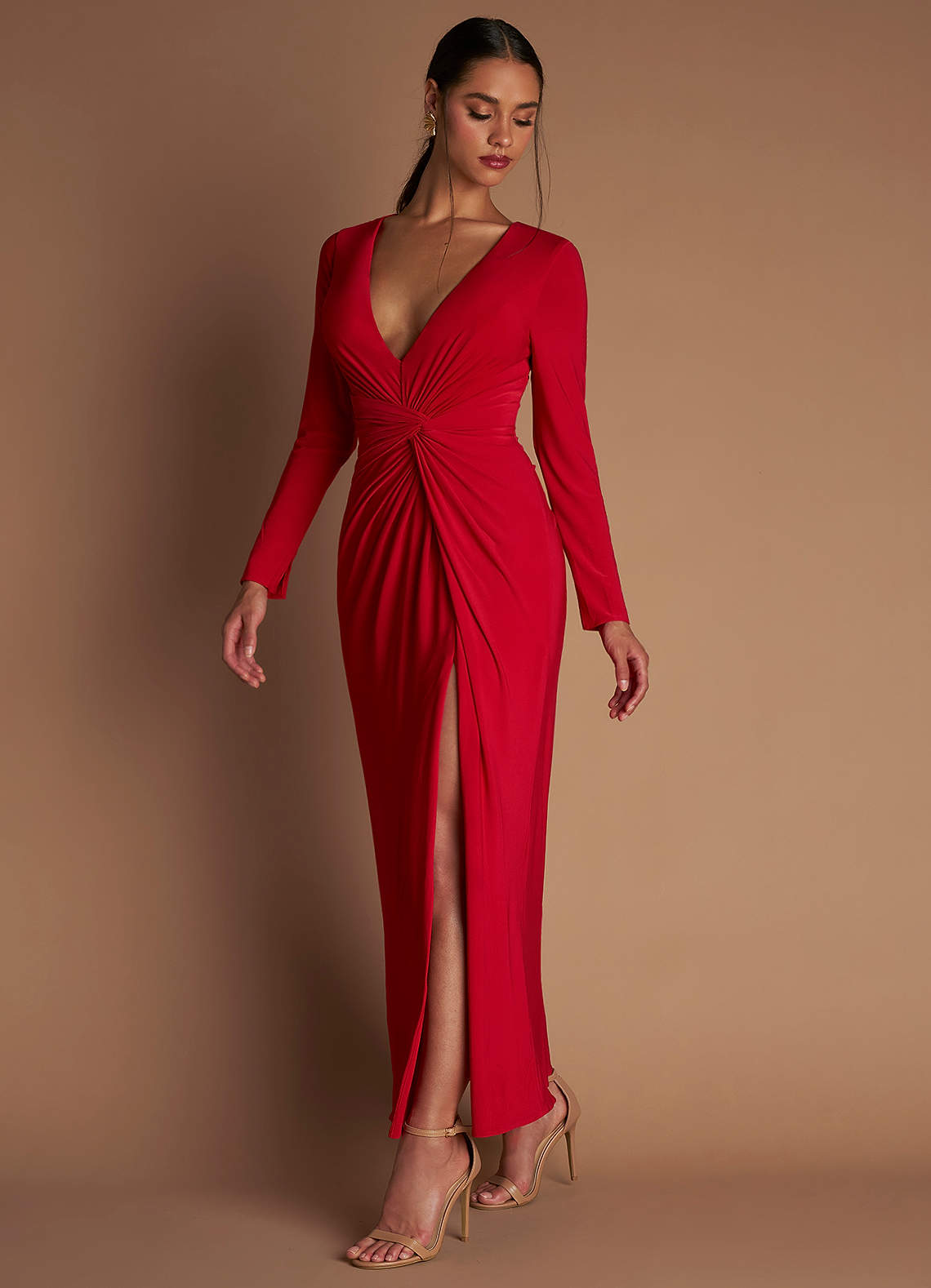 Vestido Rojo Cereza Largo Maryse image1