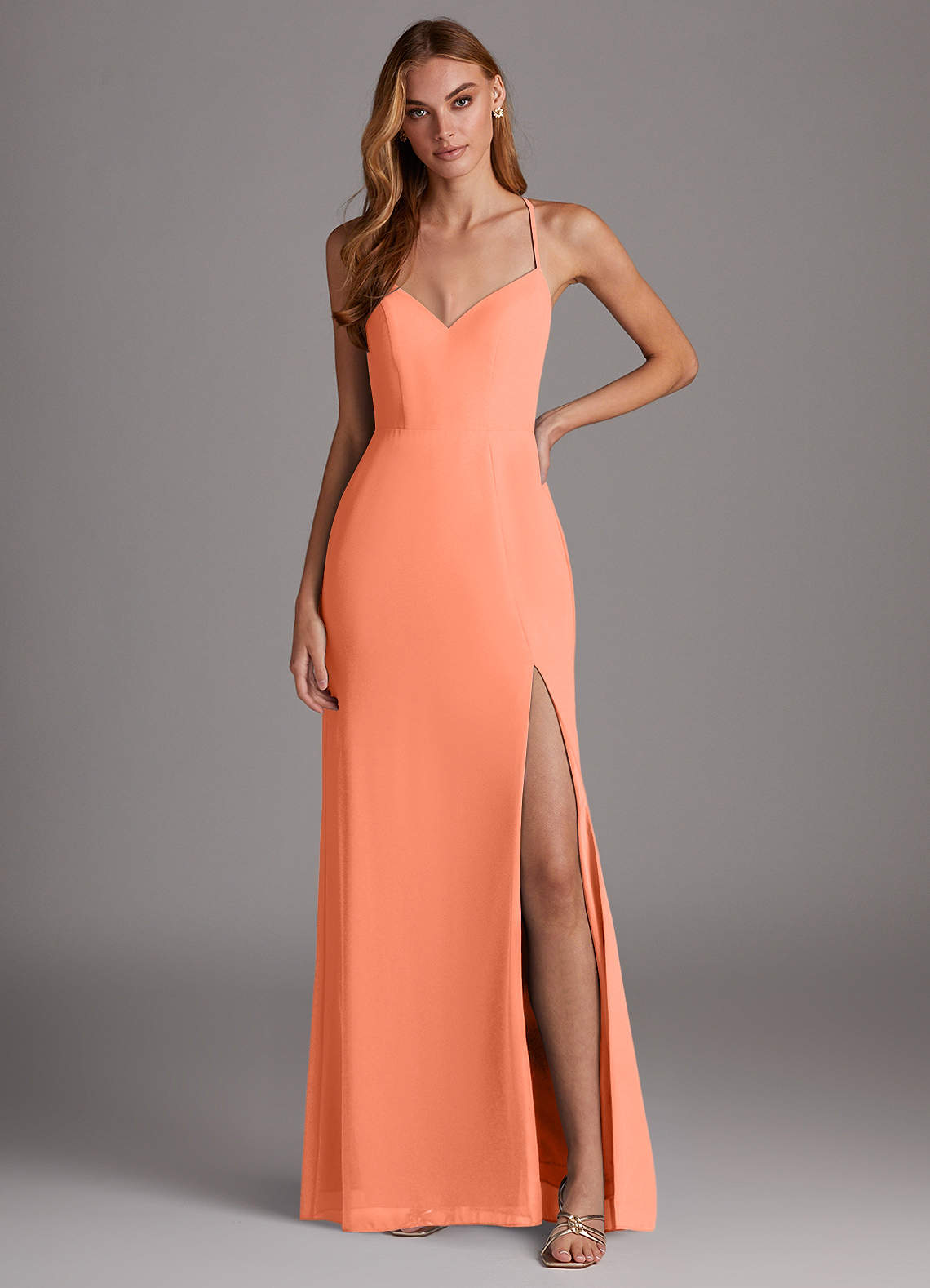Azazie Manila Ready to Ship Sunset Chiffon Bridesmaid Dresses | Azazie DE Azazie Manila Ready to Ship Sunset Chiffon Bridesmaid Dresses | Azazie DE