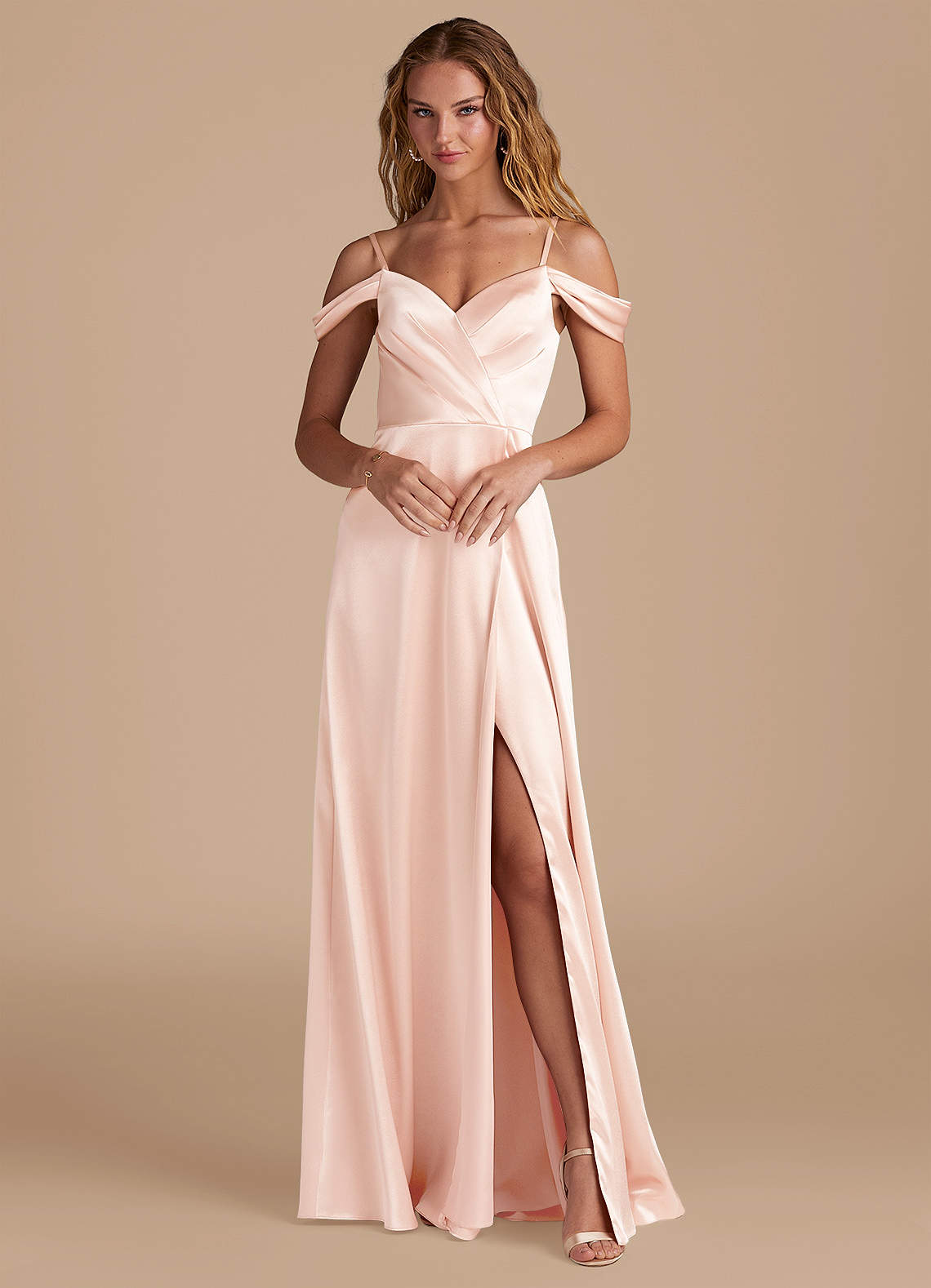 Charlize Surplice Cold Shoulder Jumpsuit