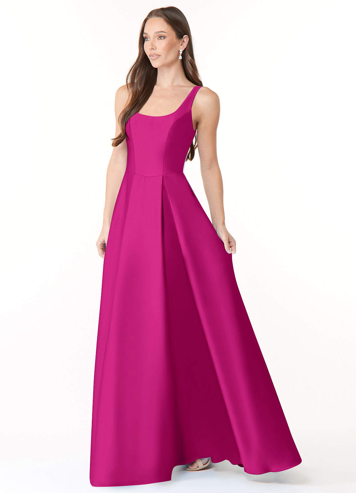 Azazie Neve Fuchsia Bridesmaid Dresses | Azazie