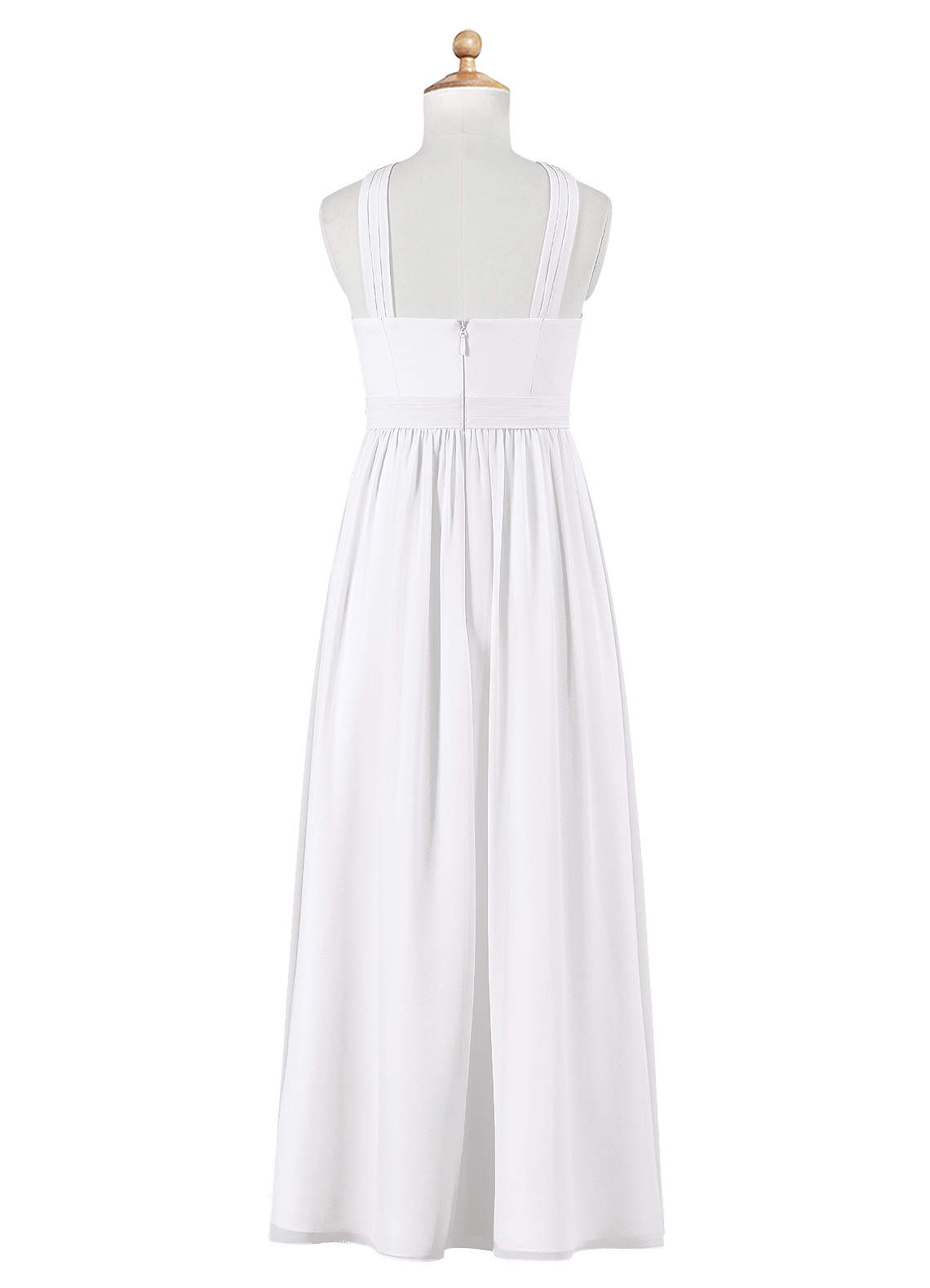 White Cotton Bridesmaid Dress