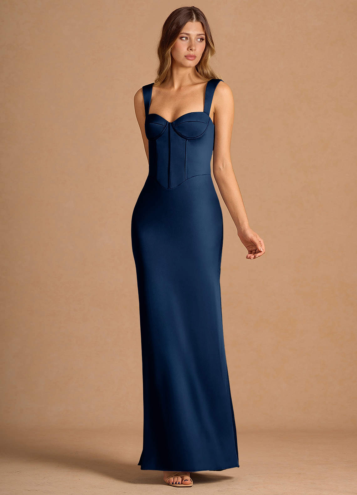 sky blue shirt dress Misshow Exquisite Navy Blue Tulle Quinceanera Dress Sweetheart Neckline Ball Gown for Princess Prom & Sweet 16 Celebrations main image 0