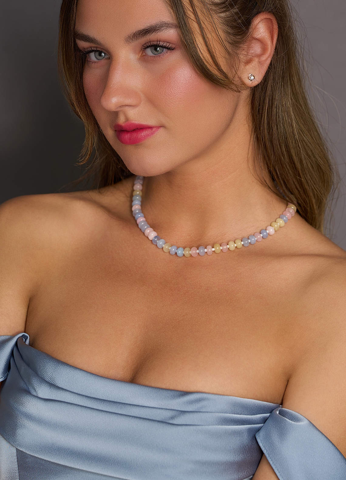front Amanda Beads Necklace