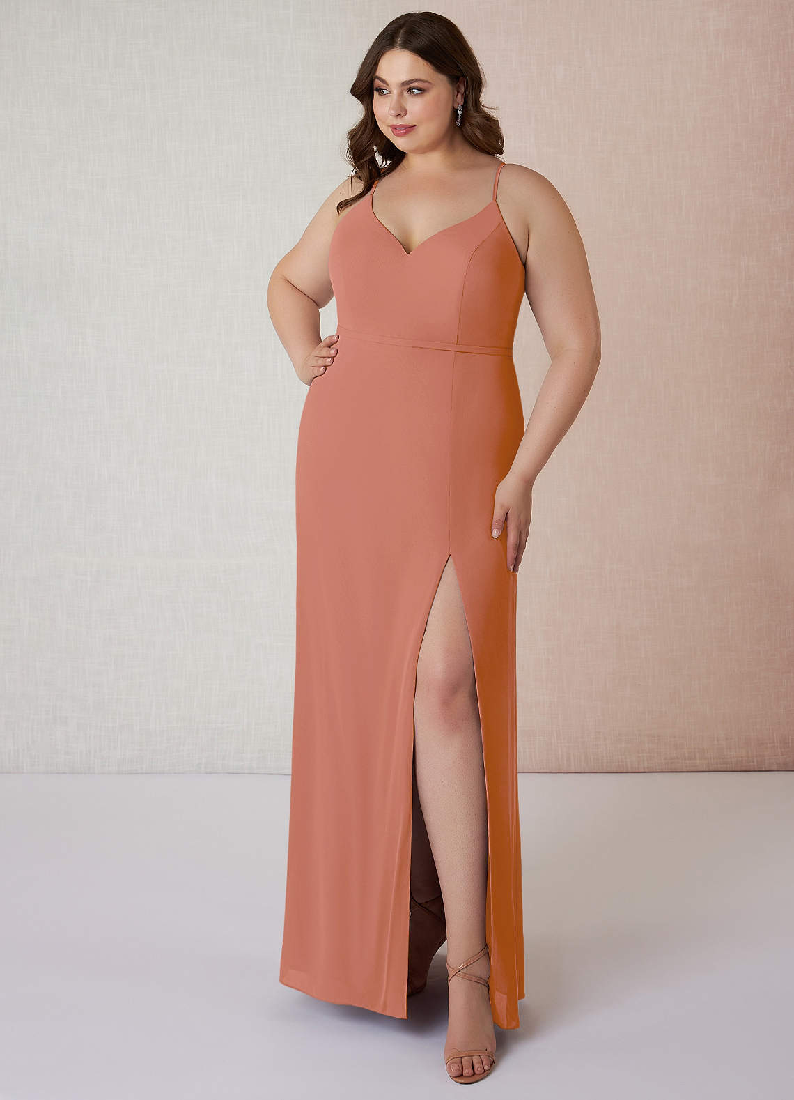 Azazie Blink Ready to Ship Vintage Mauve Chiffon Bridesmaid Dresses | Azazie
