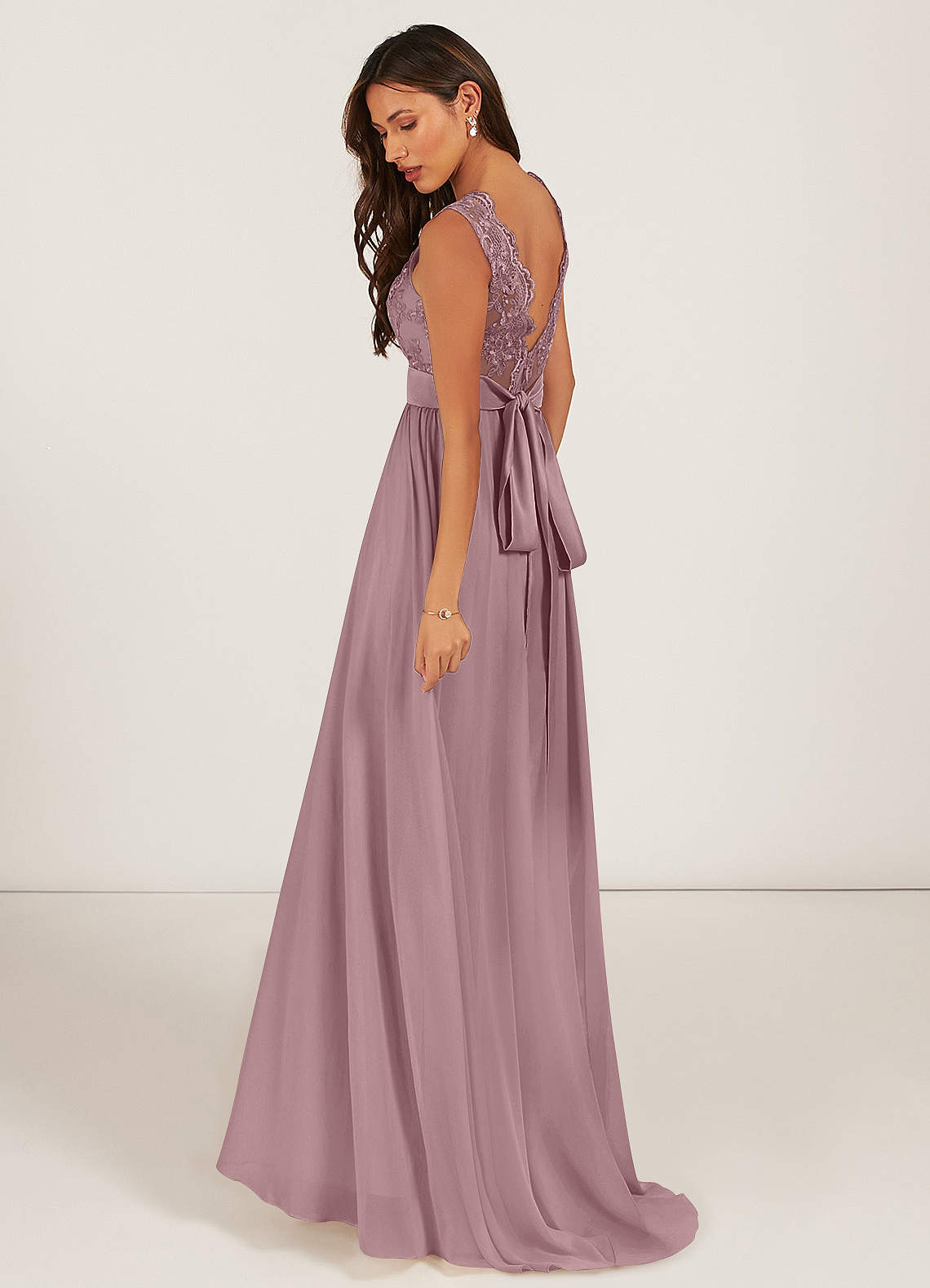 Azazie Gertrude Dusty Rose Bridesmaid Dresses | Azazie