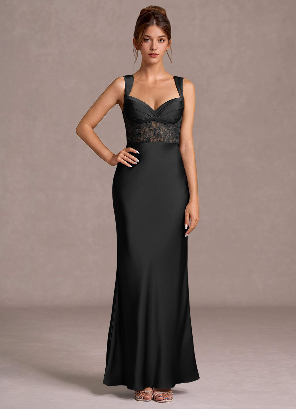 Ava Black Maxi Dress Ready to Ship | Azazie Ava Black Maxi Dress Ready to Ship | Azazie