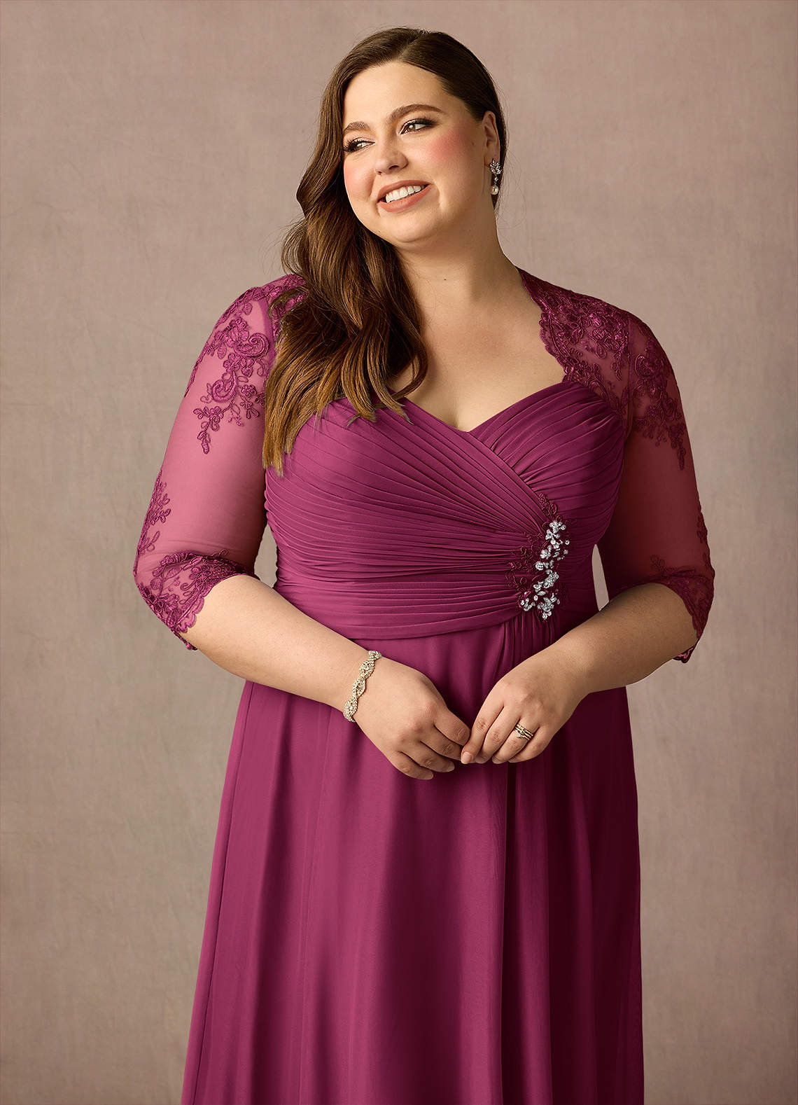 Azazie Anne Mulberry Sheath Sweetheart Sequins Lace Dress Ready to Ship |  Azazie