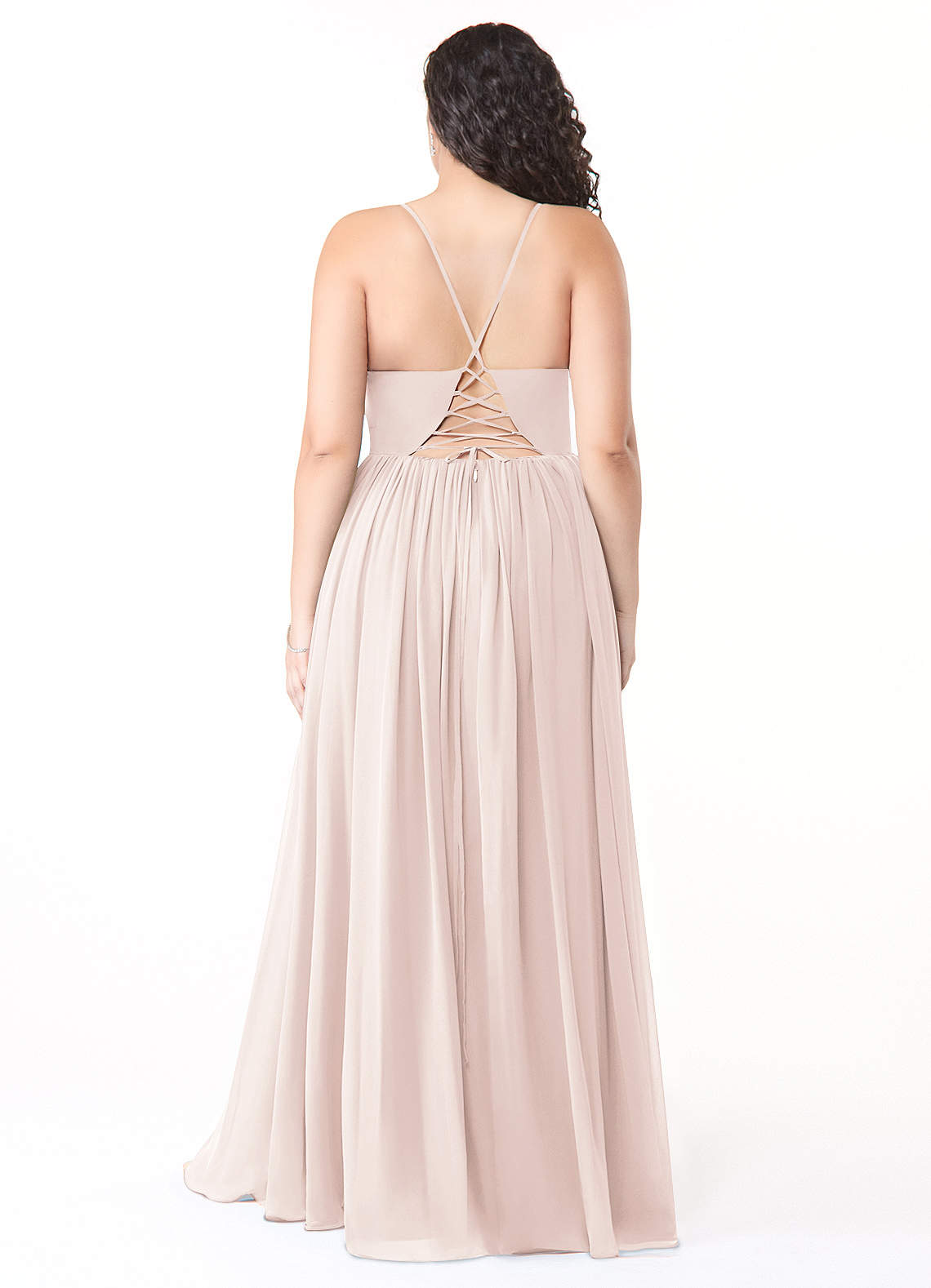 bridesmaid dresses that you can wear again Azazie Rose Petal Necktie