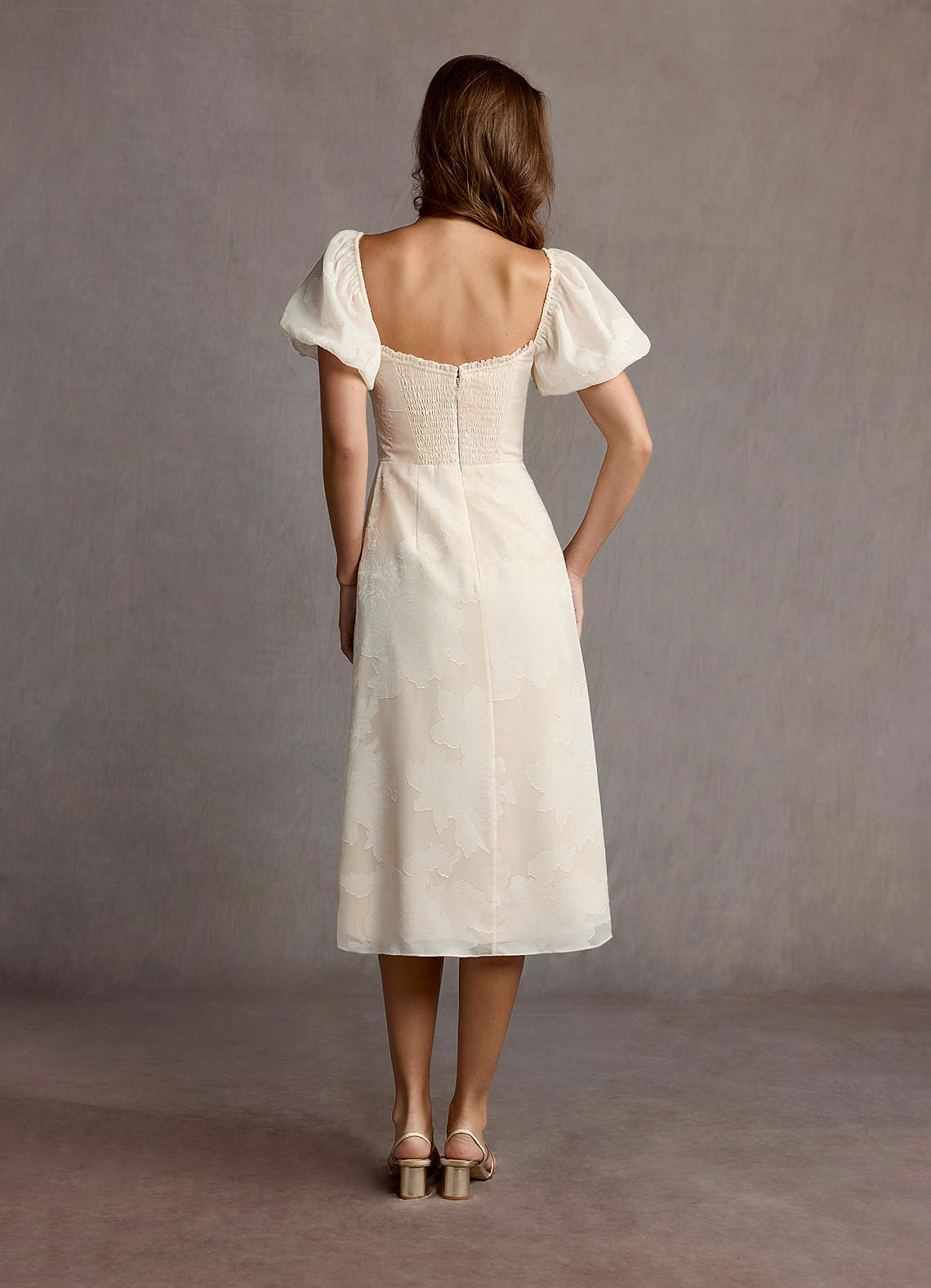chinese dress ladies Shantiya cream dress by Louise Misha – Flying Colors main image 1