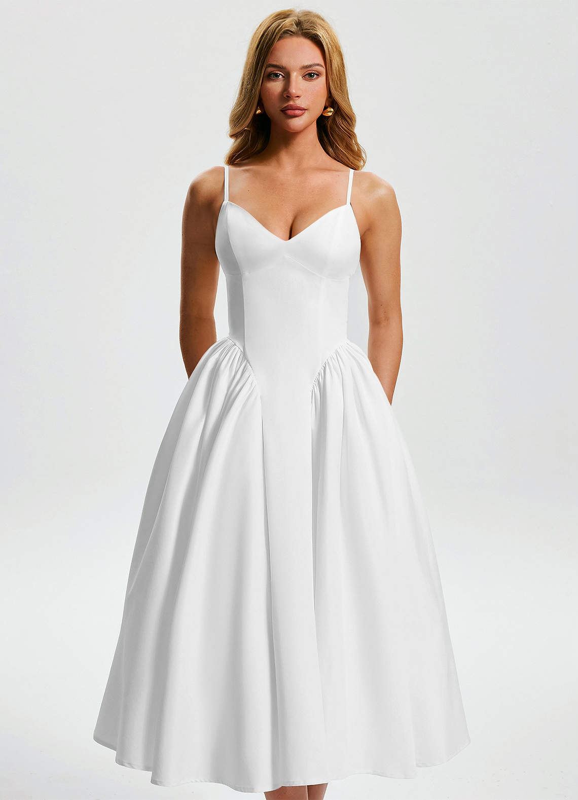 L'Amour White Maxi Dress image2