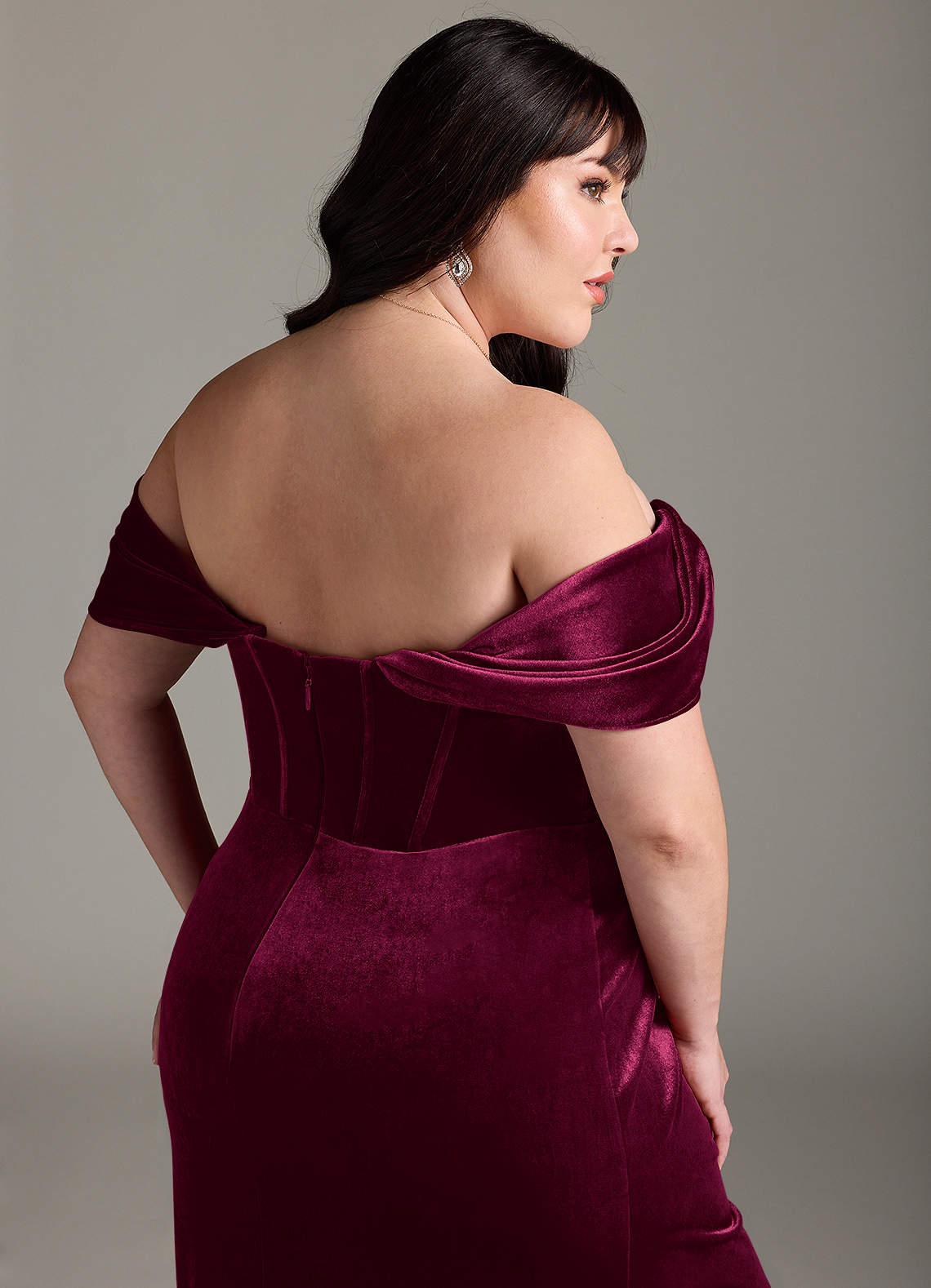 kaval　フロントオープンドレス Azazie Jas Cabernet Bridesmaid Dresses | Azazie