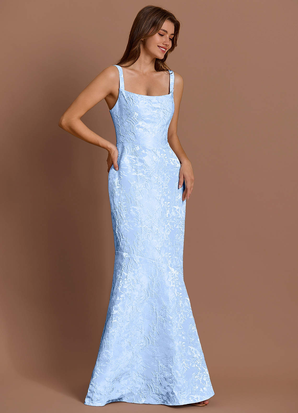 janezkie maxi dress femme formal dress in light blue Showpo Janezkie Midaxi Dress Femme Tiered Formal Dress in Light Blue