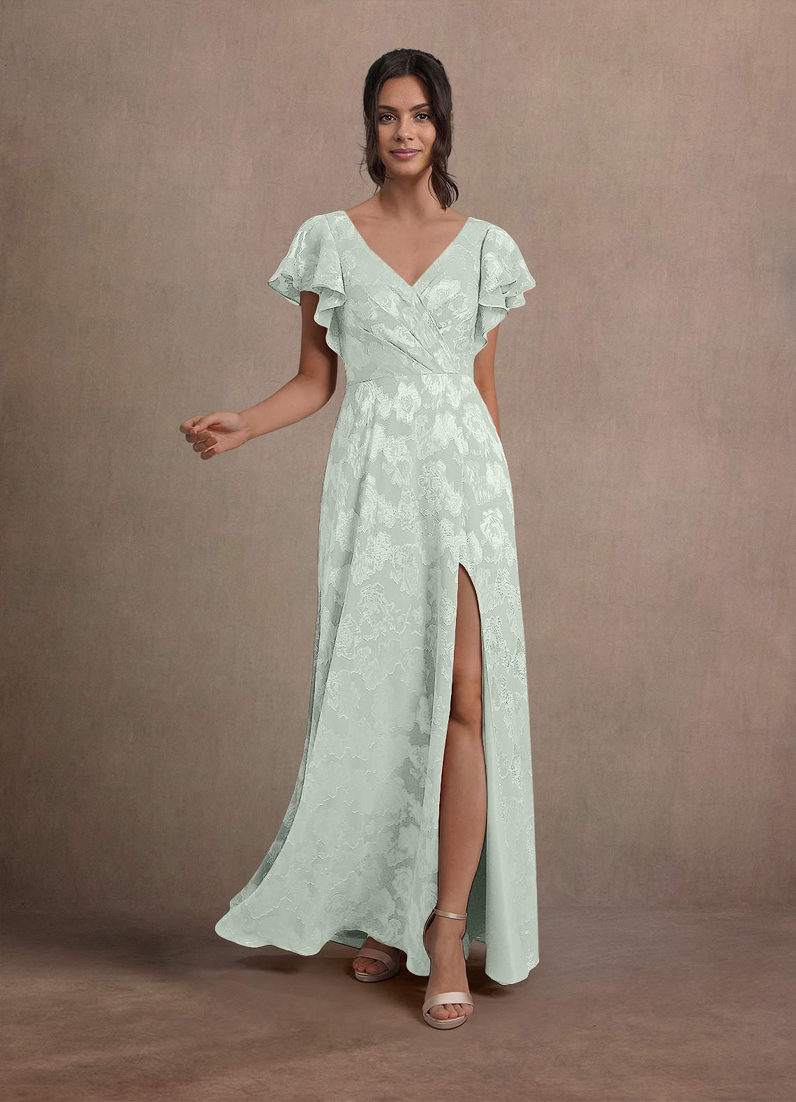 mint green dresses Mint Green Chiffon Plus Wrap Dress