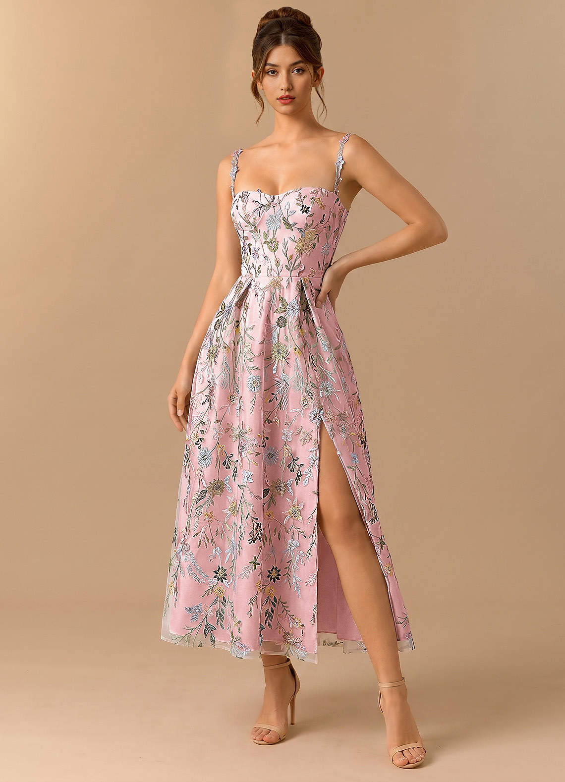 candy pink midi dress Skyler Candy Pink Midi Dress