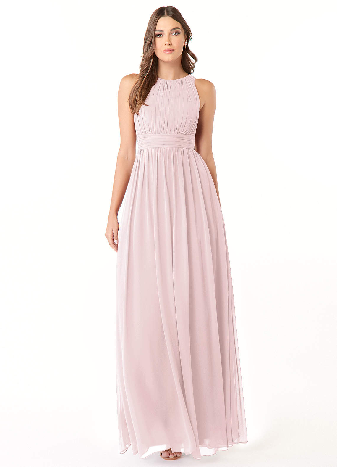 Azazie Luz Blushing Pink Bridesmaid Dresses | Azazie