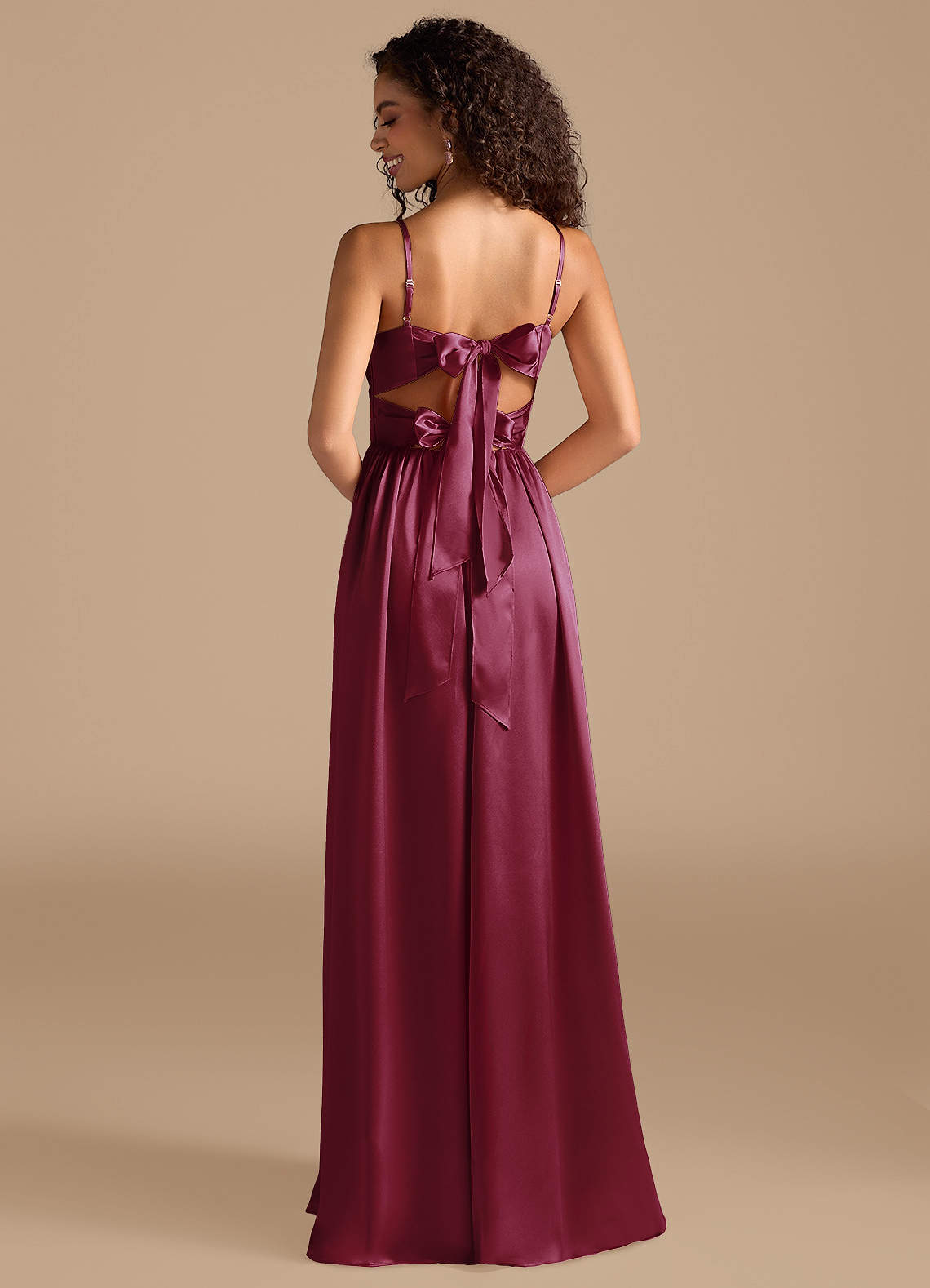 green emerald velvet dress Burgundy Tulle Sweetheart Ruffle Sleeve Pocket Maxi Bridesmaid Dress Burgundy / L / N12