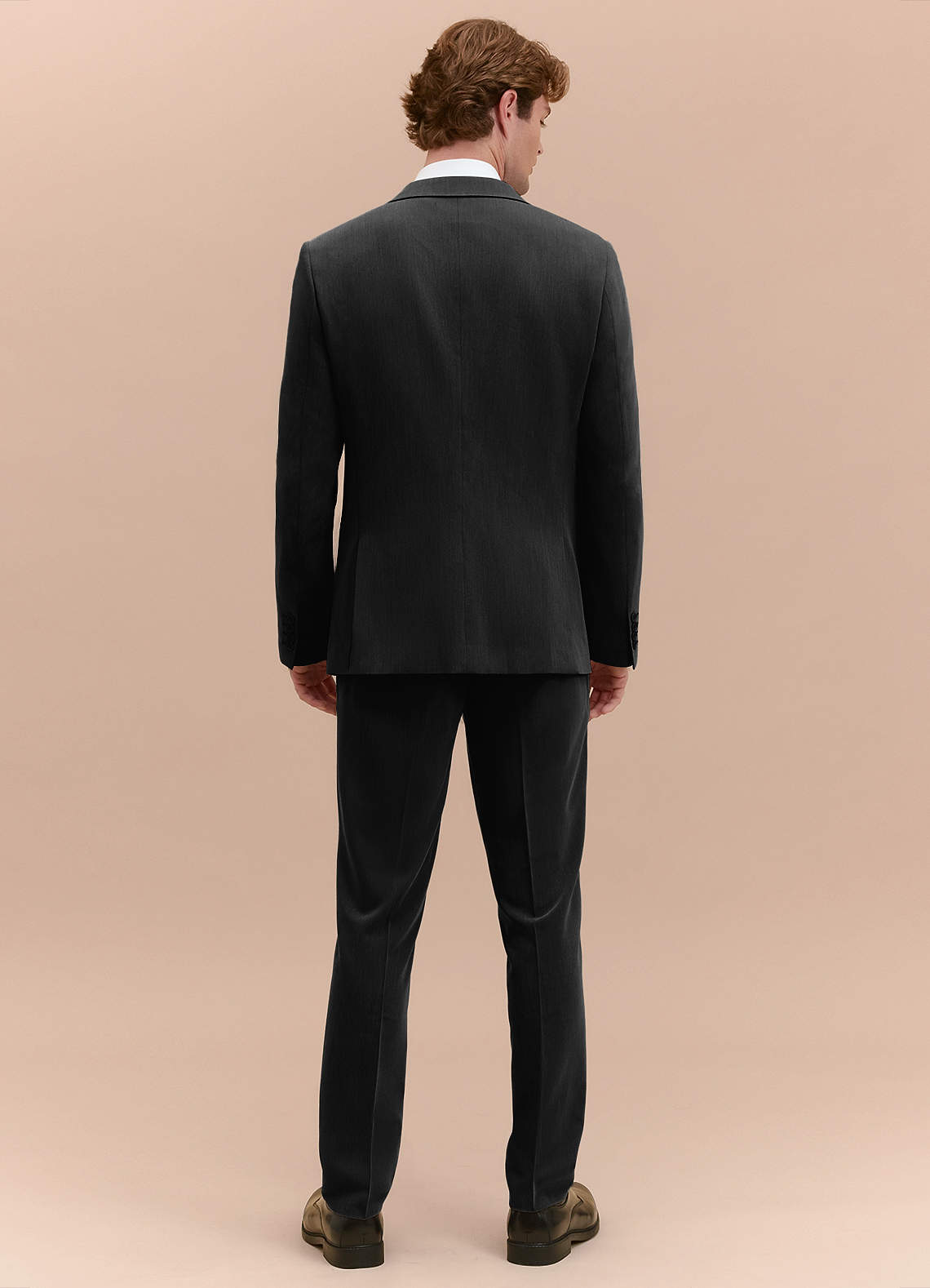 front William Black Comfort Blend Suit