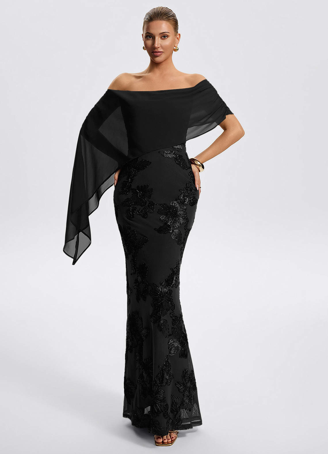 Rhiannon Black Maxi Dress image3
