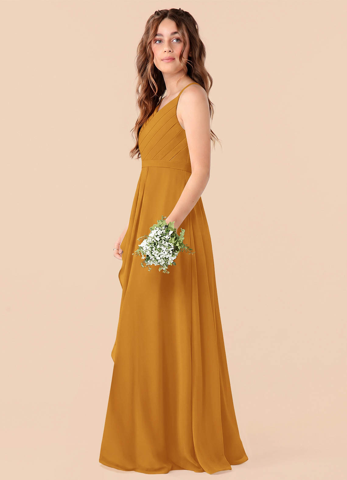 juniors chiffon dress Azazie Mariela Junior Bridesmaid in Butterscotch Vintage Dresses & Retro 26/04 Junior bridesmaid dresses Our popular Poppy Chiffon Color:Black (Pre-sale)