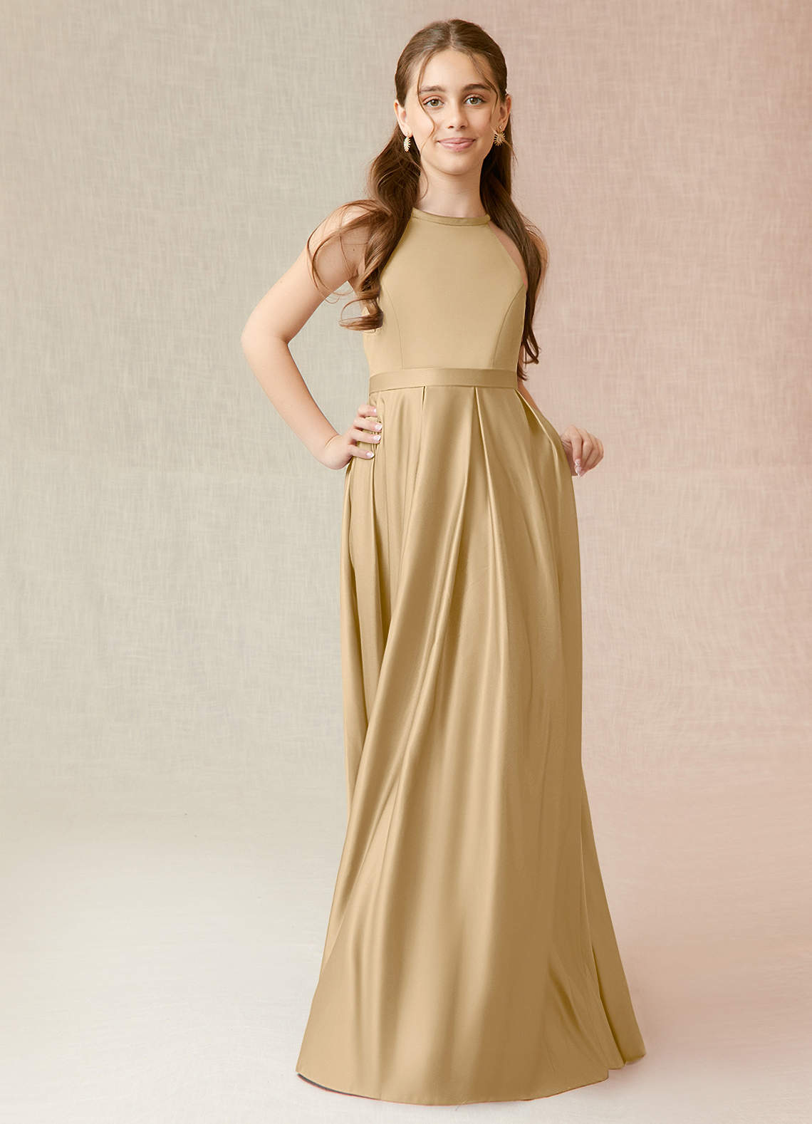 mat gold dress Matte Gold Dress