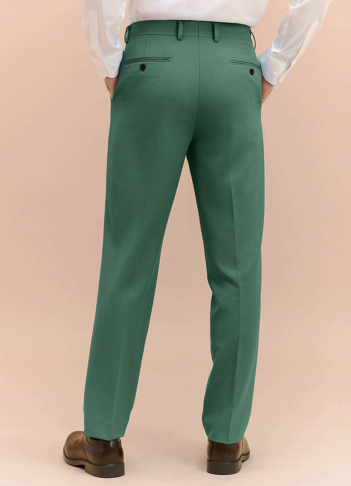 front James Eucalyptus Structured Stretch Dress Pants