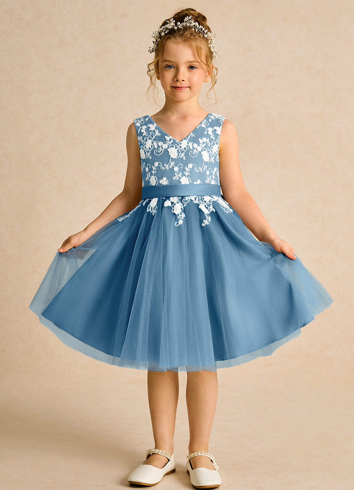 acka❤︎flower lace dress size s flower lace dress – Acka online store